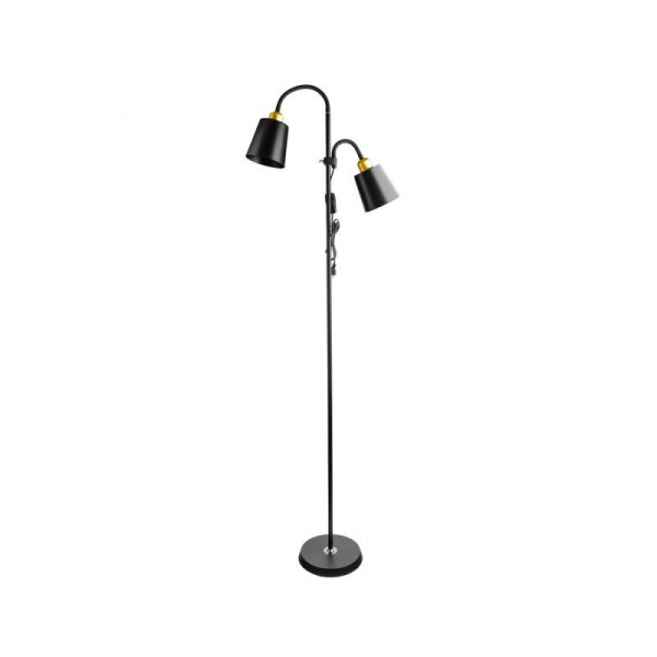 15728 Светильник Ultraflash UF-404 C02 Е27 торшер напольн. черн. Ultraflash 