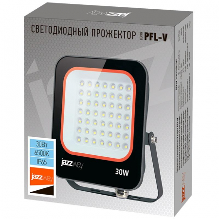 5039711 Прожектор светодиодный PFL-V 30Вт 6500К IP65 JazzWay 