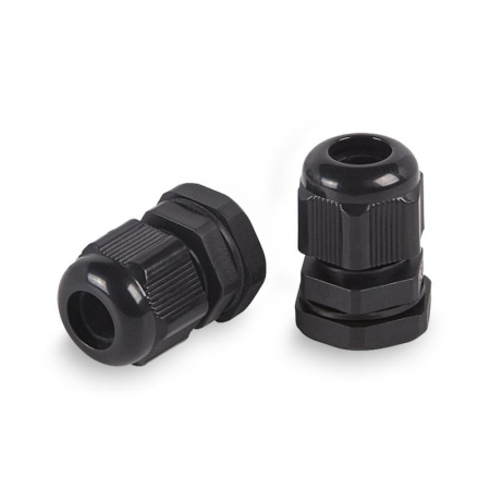 TKE-MG-12-B Ввод кабельный MG12 IP68 черн. TOKOV ELECTRIC 