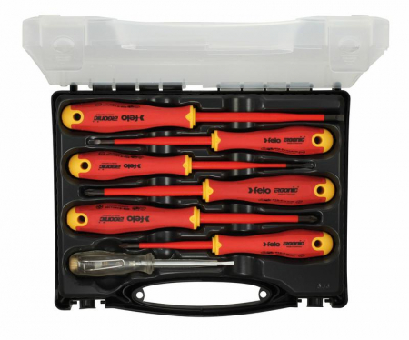 41380736 Набор отверток диэлектрических Ergonic E-Slim в кейсе (уп.7шт) Felo 