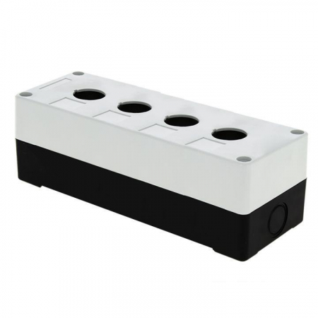 cpb-104-w Корпус КП104 4 кнопки бел. EKF 
