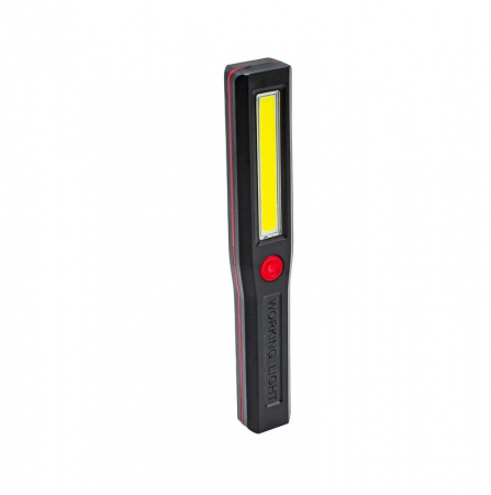 KocAu6001COB Фонарь 3Вт COB LED крючок магнит питание 3хAAA КОСМОС 