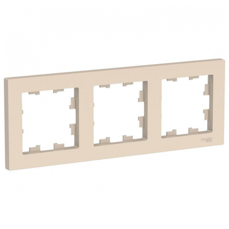 ATN000203 Рамка 3-м AtlasDesign универс. беж. SE 