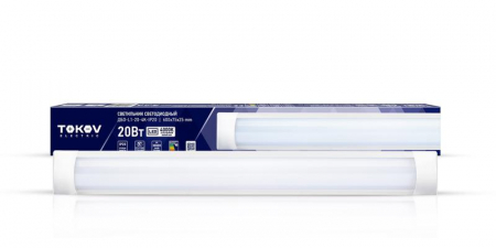 TOK-L1-20-4K-IP20 Светильник светодиодный ДБО-L1-20-4K-IP20 20Вт 4000К TOKOV ELECTRIC 