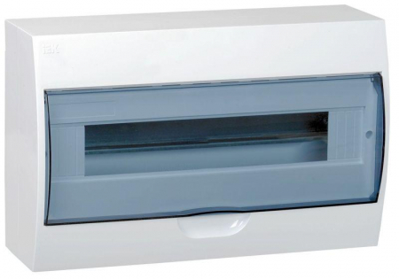 MKP12-N-18-40-10 Корпус навесной ЩРН-П-18 Krepta 3 IP41 пластик. бел. IEK 