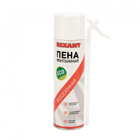 89-0906 Пена монтажная всесезонная с трубочкой 40л eco Rexant 