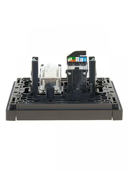 FP-AK20-1-K03 Розетка 2-м TV+RJ45 кат.5E FORTE&PIANO FP336 сер. IEK 