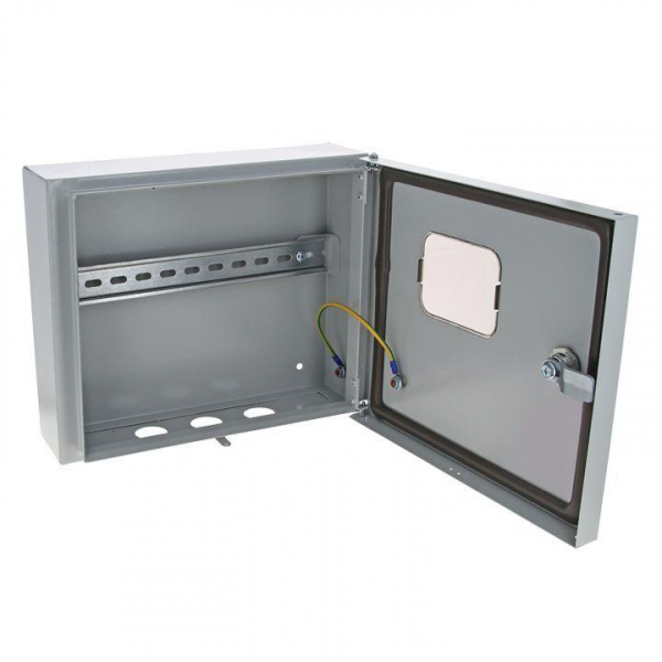 mb54-1E Щит ЩУ-1/1-0 (250х300х100) счетчик на DIN-рейку IP54 EKF 