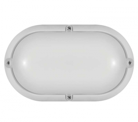 71687 Светильник светодиодный 71 687 OBL-O1-7-4K-WH-IP65-LED 7Вт 4000К IP65 520лм ЖКХ овал бел. (аналог НПП) ОНЛАЙТ 