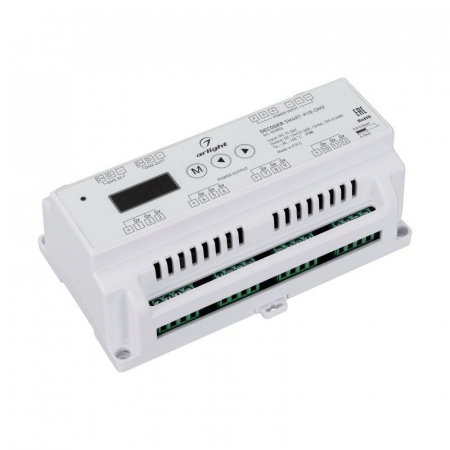 023826 Декодер SMART-K18-DMX (12-36В 12х5А) (IP20 пластик) Arlight 