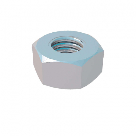 LO0689 Гайка шестигранная М6 DIN 934 G6 сталь КМ 