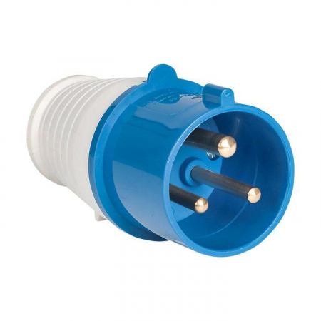 ps-023-32-220 Вилка переносная 023 32А 2P+PE 220В IP44 EKF 