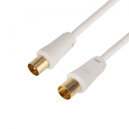 18-0006 Шнур TV Plug - TV Jack 7м бел. Rexant 