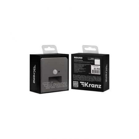 KR-78-0727-2 Подсветка ROUND MIELE СП настен. для ног титан Kranz 