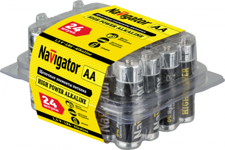 94786 Элемент питания алкалиновый AA/LR6 94 786 NBT-NE-LR6-BOX24 (уп.24шт) Navigator 