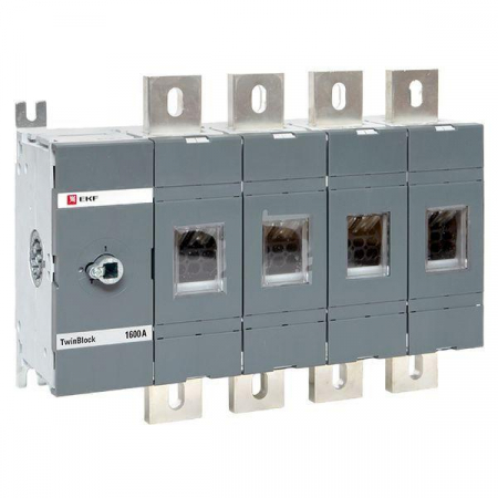 tb-s-1600-4p Рубильник 4п 1600А без рукоятки управления TwinBlock EKF 