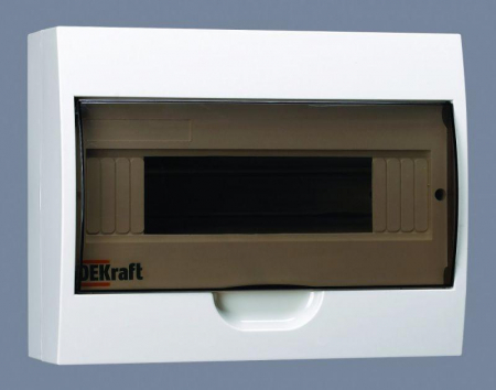 31011DEK Корпус навесной ЩРН-П-12 12мод. IP41 пластик. DEKraft 