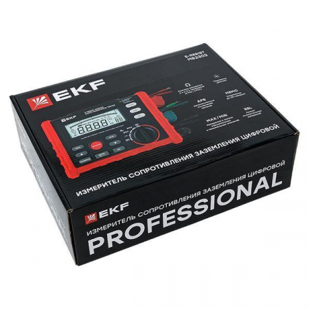 ms2302 Измеритель сопротивления заземления цифровой E-Resist MS2302 Professional EKF 