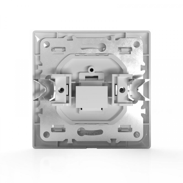 TKL-AV-RC1-C01 Розетка компьютерная 1-м СП AVA в сборе бел. TOKOV LIGHT 