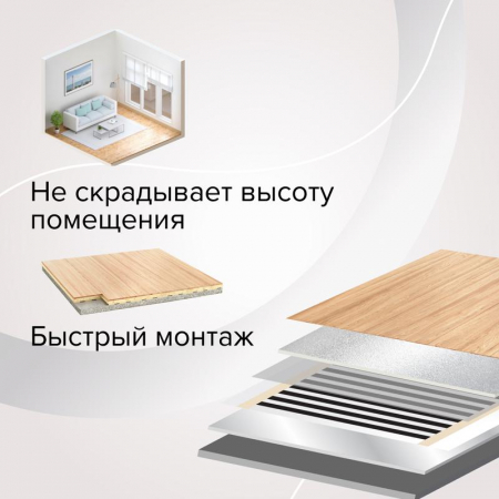 Комплект "Теплый пол" (пленка) SILVER 150Вт/кв.м 2кв.м CALEO УП-00000059