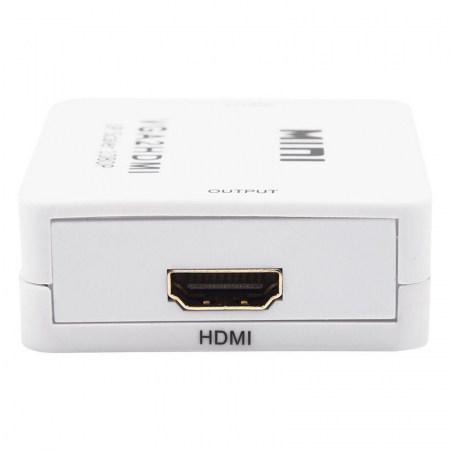 17-6930 Конвертер VGA + Стерео 3.5мм на HDMI пластик бел. Rexant 